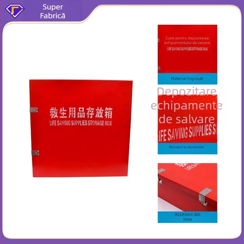 Totoro Cutie de depozitare a echipamentelor de salvare din fibră de sticlă cu ușă transparentă