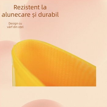 Cizme de ploaie din PVC, unisex, protecție împotriva loviturilor și perforării, rezistente la acizi și alcalii, rezistente la ulei, înălțime mare SS032-YB