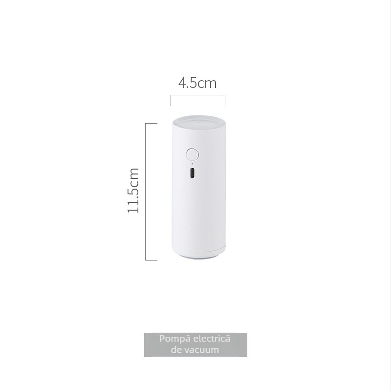 Recipient plastic transparent cu vacuum, capacitate 1–2 L, pătrat, pentru nuci, cafea și cereale