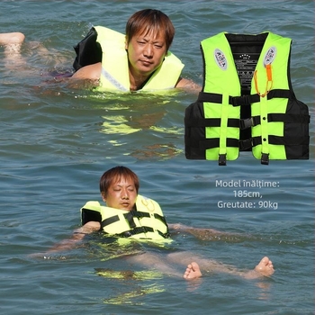 Vesta de salvare marină cu plutabilitate mare, portabilă, pentru snorkeling și pescuit, pentru adulți