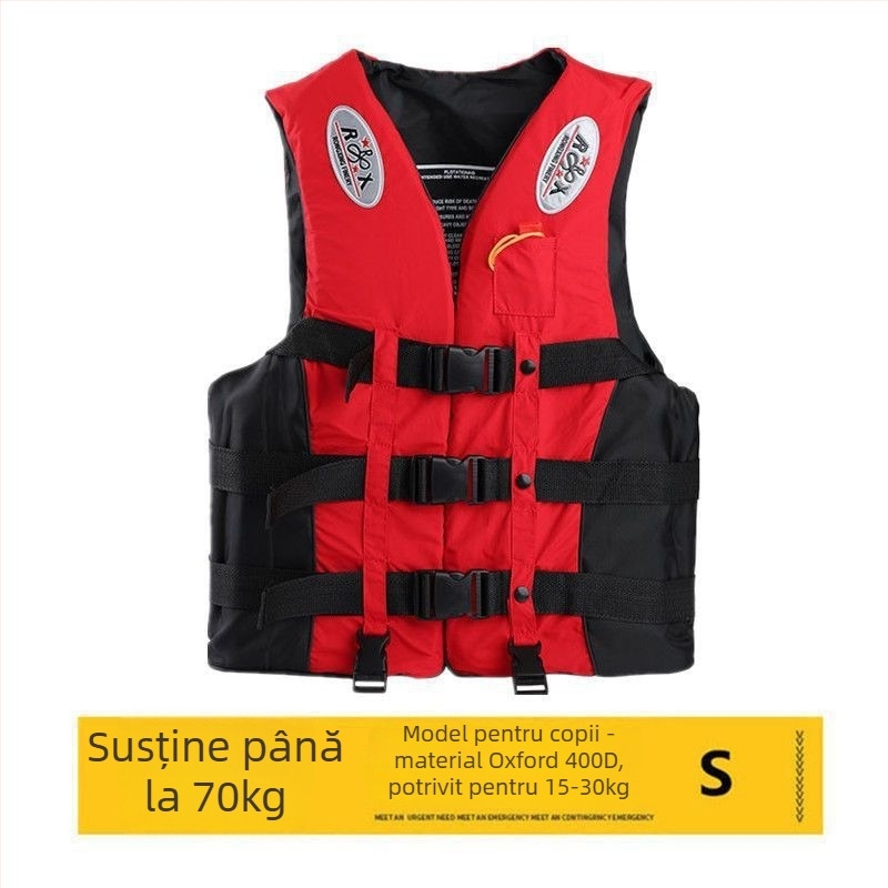 Vesta de salvare marină cu plutabilitate mare, portabilă, pentru snorkeling și pescuit, pentru adulți