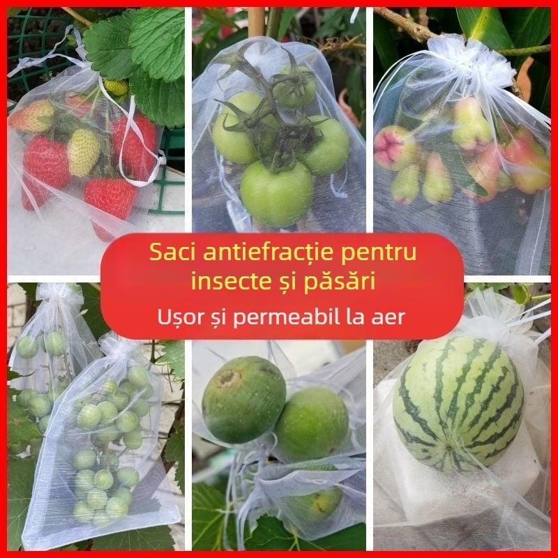 Geantă din plasă de nylon pentru fructe – ușoară, respirabilă; model Fcd-yjj0407; brand Neck strength; utilizare multiplă