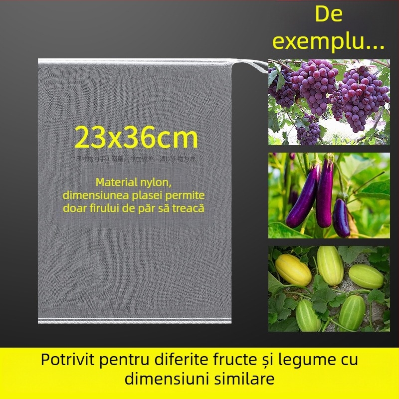 Geantă din plasă de nylon pentru fructe – ușoară, respirabilă; model Fcd-yjj0407; brand Neck strength; utilizare multiplă