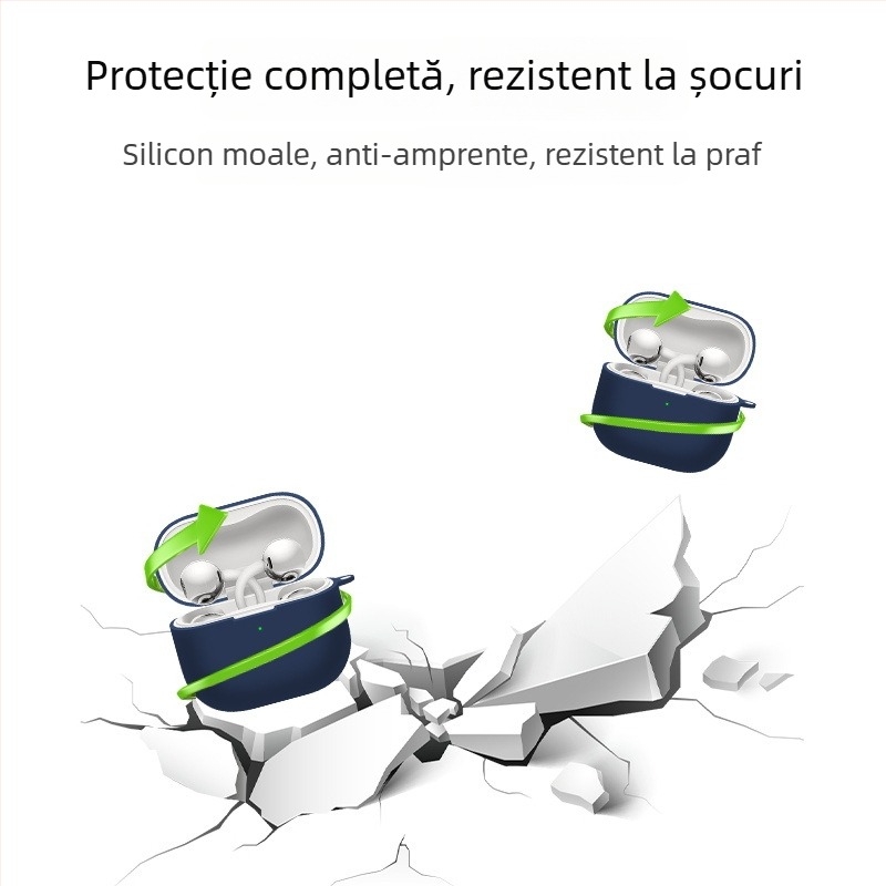  husă de protecție din silicon pentru căști Huawei FreeClip2 cu clips, în stil desen animat, turnare prin injecție