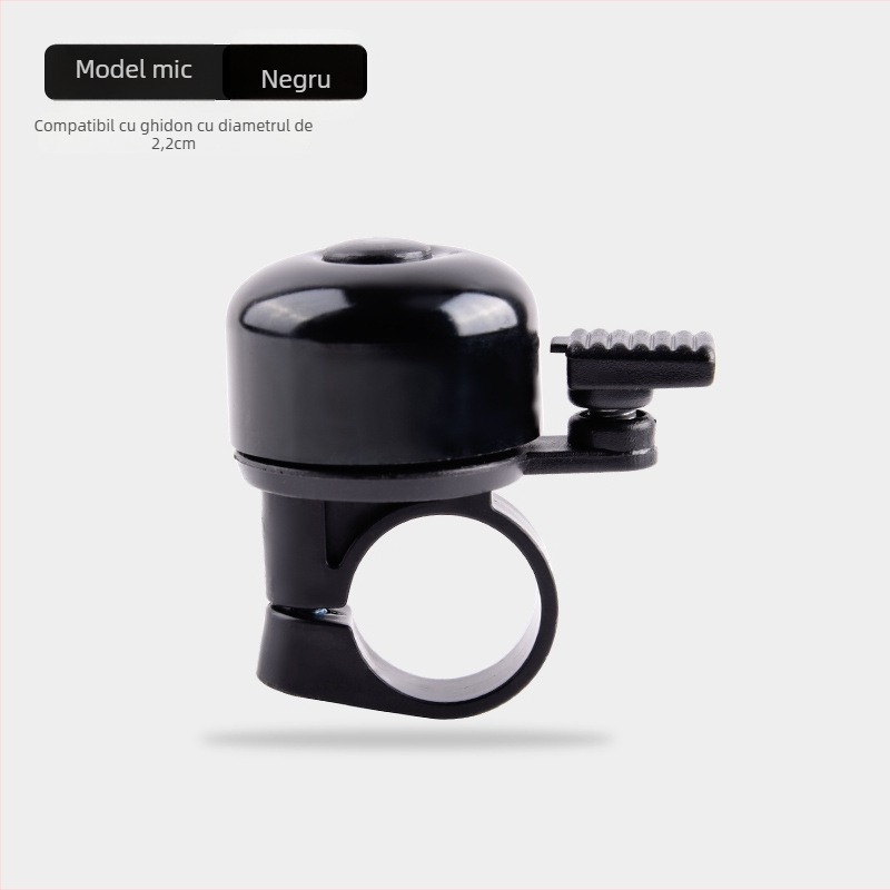 Clopot de bicicletă din fier, cu motif burger și decor de cartofi prăjiți și sandviș