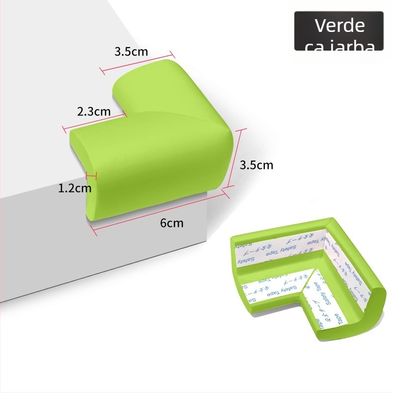 Protector de colț pentru copii – colț drept, pentru paturi și mese, protecție anti-coliziune