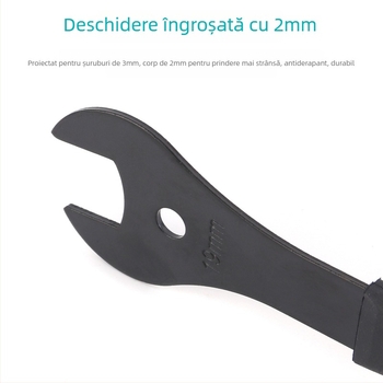 Cheie reglaj butuc bicicletă, oțel, grosime 2 mm