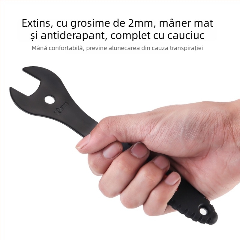 Cheie reglaj butuc bicicletă, oțel, grosime 2 mm