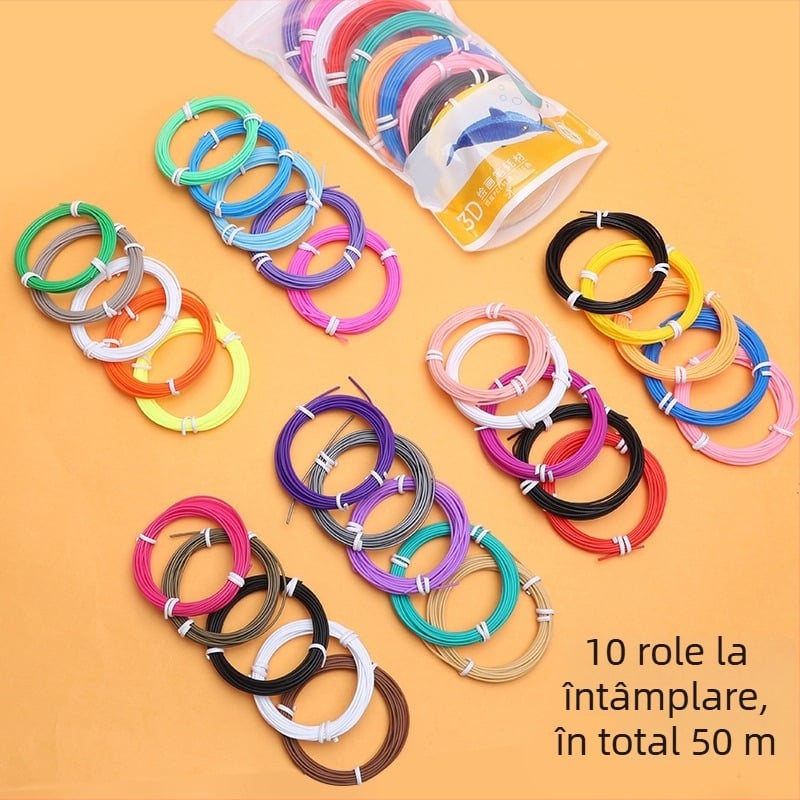 Pix 3D cu temperatură redusă, fără fir, pentru copii — instrument educațional DIY pentru desen 3D