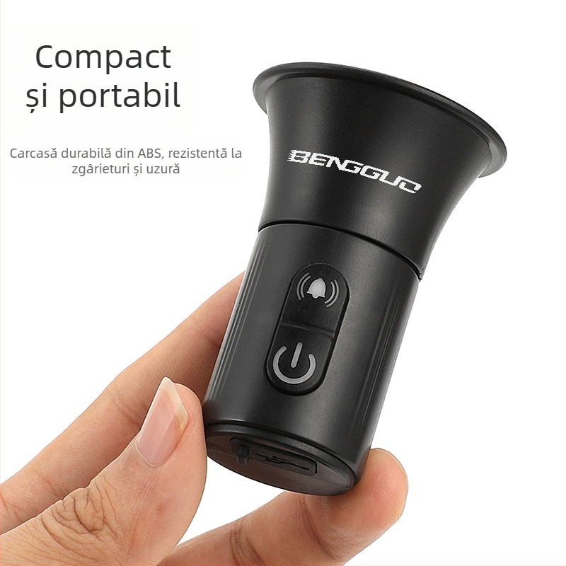 Bunguo Bg-3516 sonerie bicicletă Bluetooth multifuncțională cu înregistrare, mic portabil, impermeabil, difuzor ABS