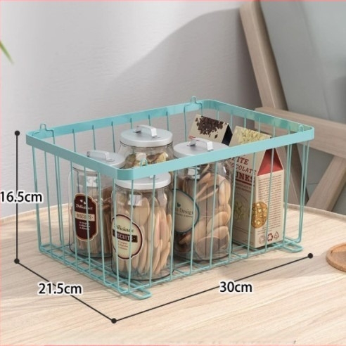 Coș de depozitare dreptunghiular din oțel carbon pentru gustări și uz general – design modern minimalist