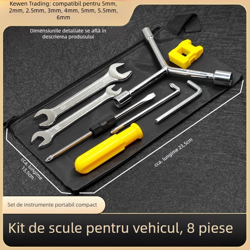 Kewen Kit de unelte pentru vehicule electrice — socket wrench, șurubelniță, geantă de transport pentru repararea bicicletelor electrice