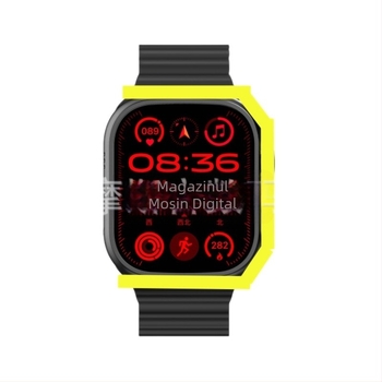 V16ProMAX Ceas inteligent cu IPS display, carcasă din aliaj de aluminiu, apeluri Bluetooth, monitorizare ritm cardiac, monitorizare oxigen din sânge