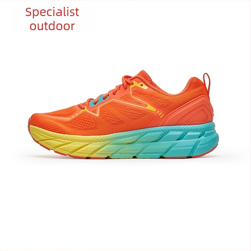 Pantofi de alergare off-road unisex, cu partea superioară din plasă respirabilă, talpă exterioară din cauciuc antiderapant, talpă medie EVA, glezna joasă, înălțimea călcâiului 3–5 cm