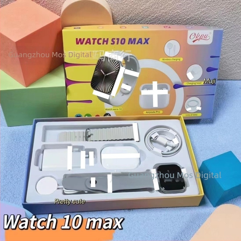 Ceas inteligent cu carcasă din aliaj de aluminiu, cadran pătrat, curea din silicon, diametru 44 mm și mai mare, autonomie baterie sub 7 zile