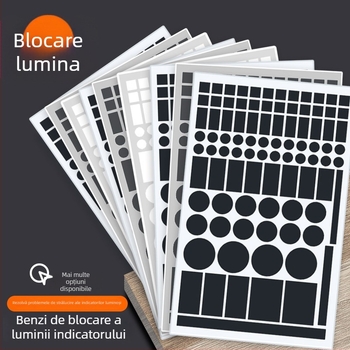 Adeziv de estompare pentru indicatorul de alimentare – PVC, stil Nou Chinezesc, dormitor