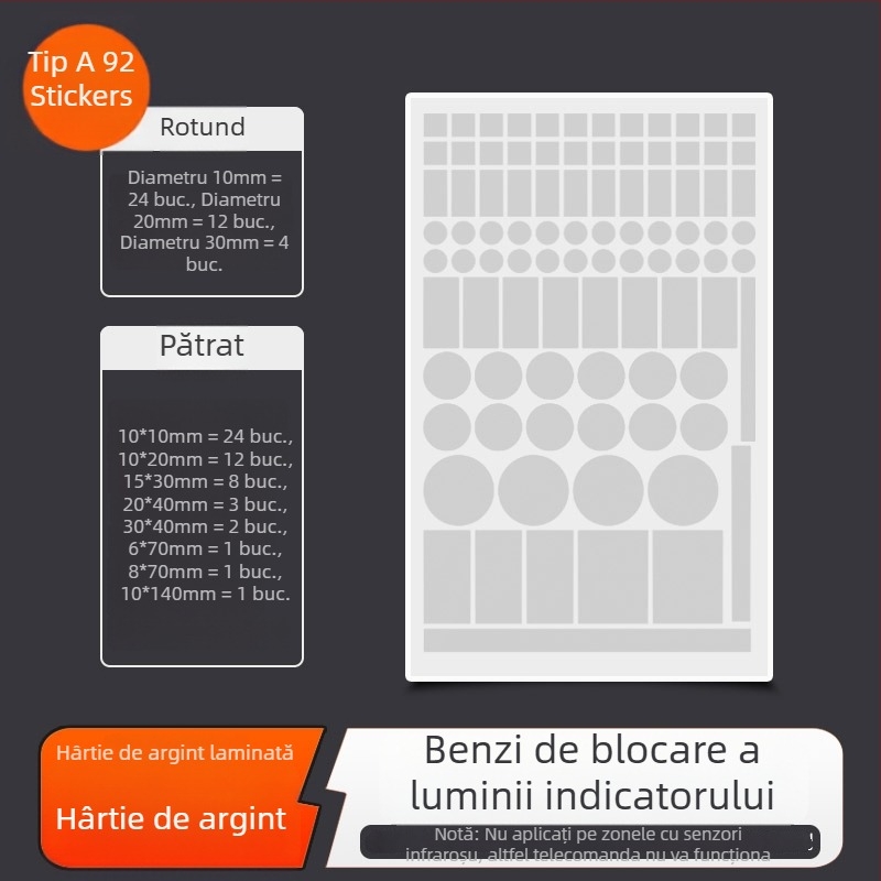 Adeziv de estompare pentru indicatorul de alimentare – PVC, stil Nou Chinezesc, dormitor