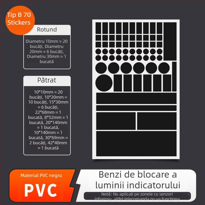 Adeziv de estompare pentru indicatorul de alimentare – PVC, stil Nou Chinezesc, dormitor