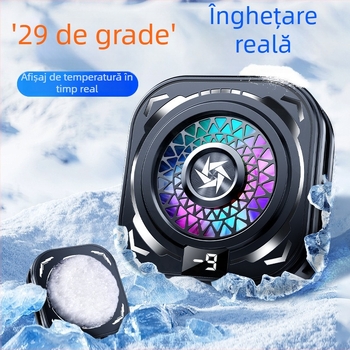 Răcitor pentru telefonul mobil cu răcire pe semiconductori, funcționare silențioasă, afișaj digital — model Sl60