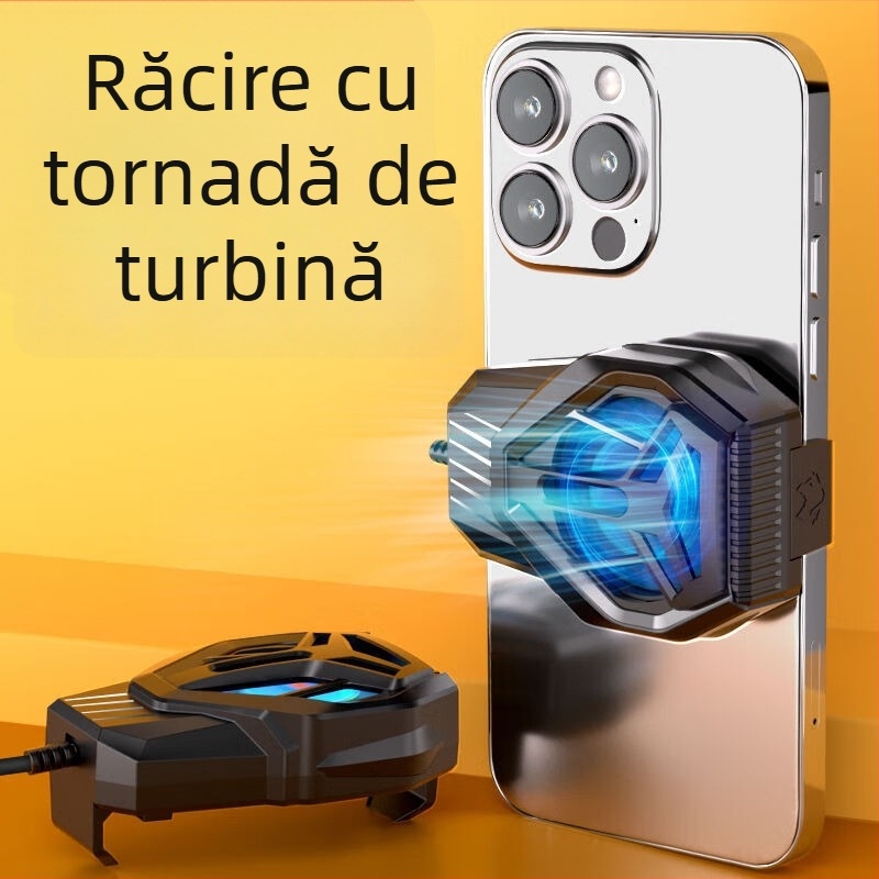 Răcitor pentru telefonul mobil cu răcire pe semiconductori, funcționare silențioasă, afișaj digital — model Sl60