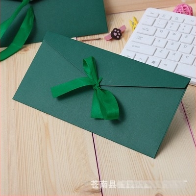 Plic de invitație în stil occidental, hârtie kraft, imprimare logo, personalizare disponibilă, model No. 5/DL