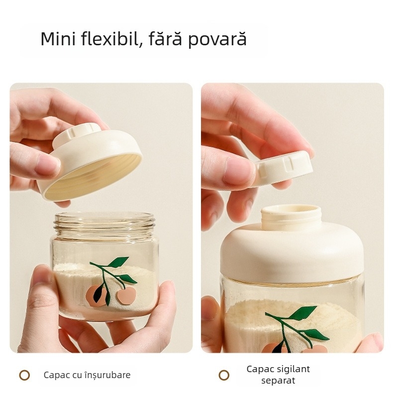 Bol pentru bebeluși anti-scurgere, material PP, potrivit de la 3 luni, stil minimalist, set de 1