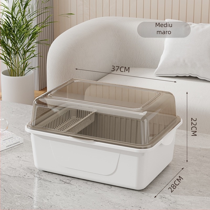 Cutie pentru lapte praf cu capac, cu două nivele, pentru ustensile de hrănire pentru sugari — Model CXZ684427768129, potrivită de la nou-născuți până la 3 ani