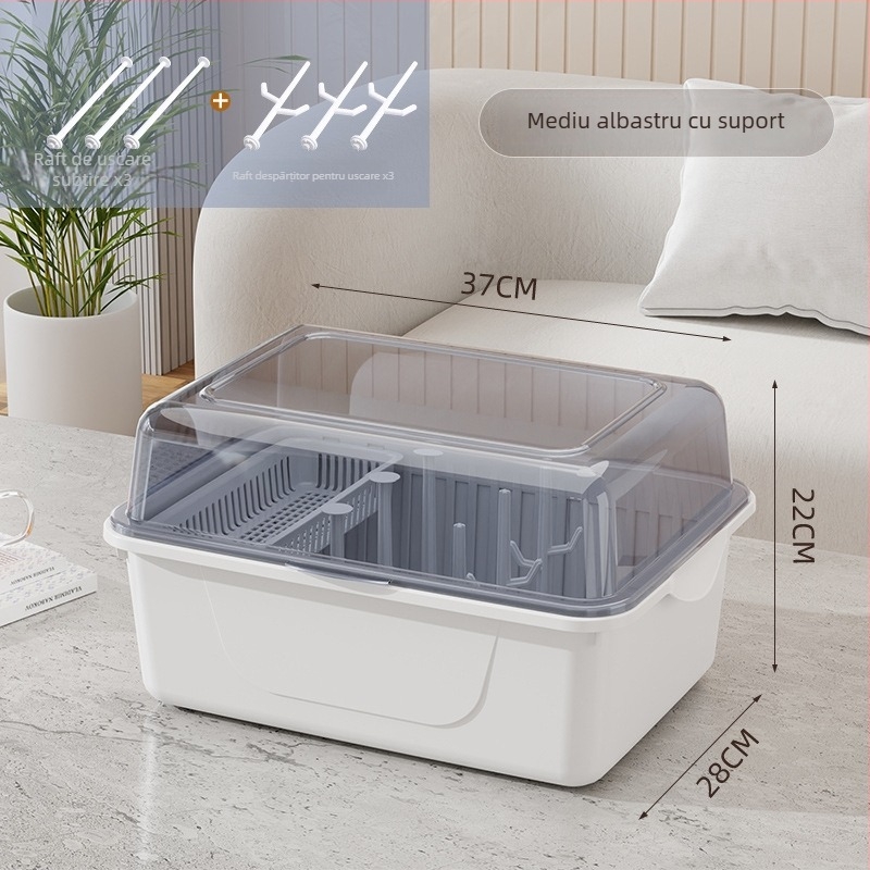 Cutie pentru lapte praf cu capac, cu două nivele, pentru ustensile de hrănire pentru sugari — Model CXZ684427768129, potrivită de la nou-născuți până la 3 ani