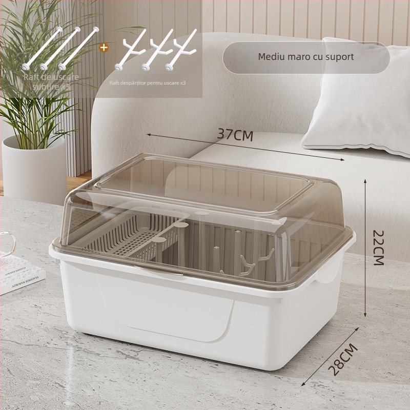 Cutie pentru lapte praf cu capac, cu două nivele, pentru ustensile de hrănire pentru sugari — Model CXZ684427768129, potrivită de la nou-născuți până la 3 ani