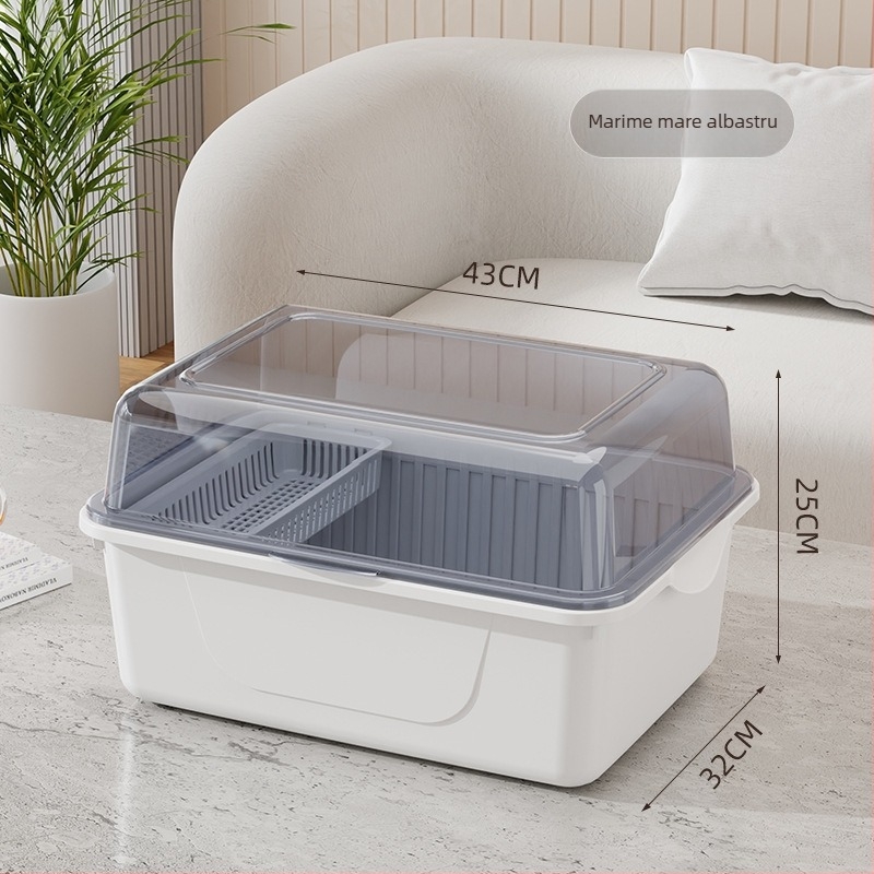 Cutie pentru lapte praf cu capac, cu două nivele, pentru ustensile de hrănire pentru sugari — Model CXZ684427768129, potrivită de la nou-născuți până la 3 ani