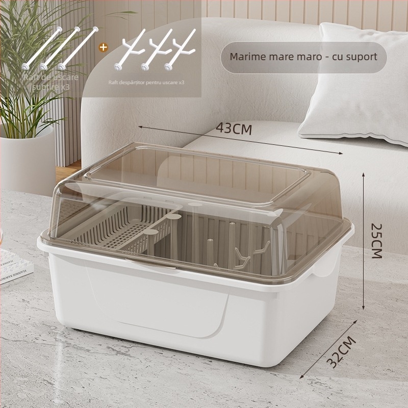 Cutie pentru lapte praf cu capac, cu două nivele, pentru ustensile de hrănire pentru sugari — Model CXZ684427768129, potrivită de la nou-născuți până la 3 ani