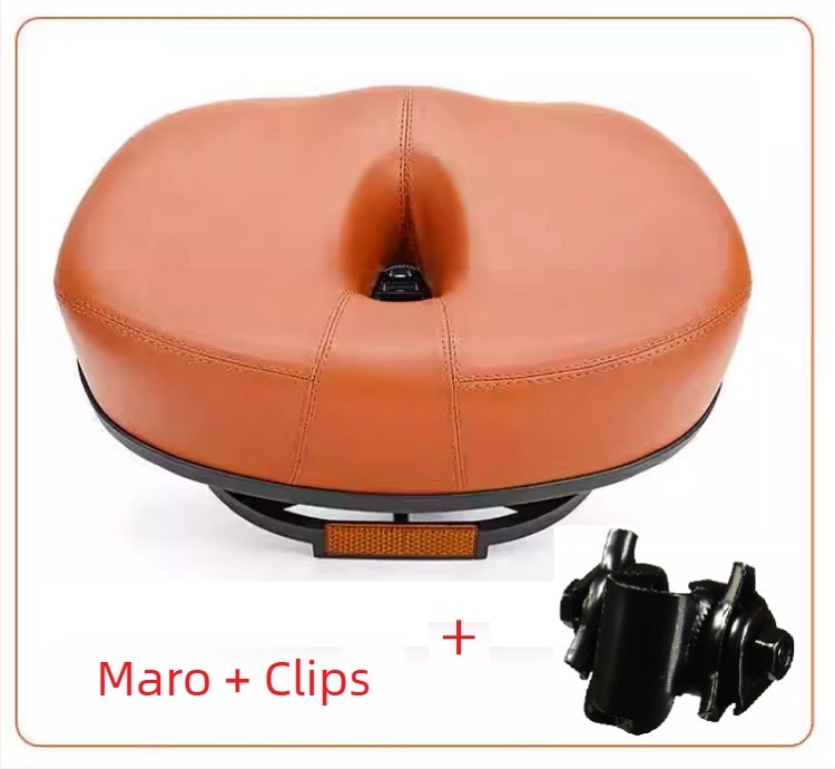 Șa de bicicletă Zhiqiu, modelul 6116, cu spumă memory, piele PU, fier și plastic ecologic