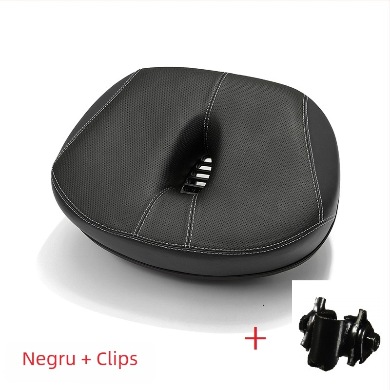 Șa de bicicletă Zhiqiu, modelul 6116, cu spumă memory, piele PU, fier și plastic ecologic