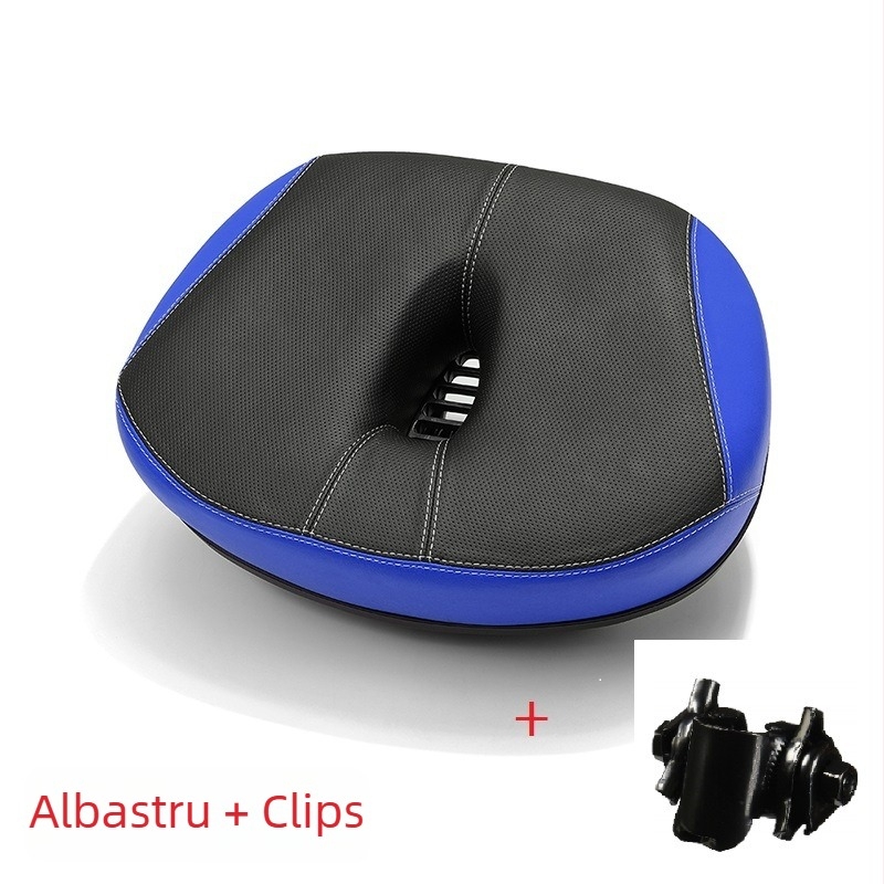 Șa de bicicletă Zhiqiu, modelul 6116, cu spumă memory, piele PU, fier și plastic ecologic