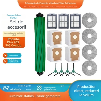 Kairuite Z6 – Perie principală și filtru pentru iRobot Roomba Plus 405/505 – Curățare automată, utilizare în casă, acoperire peste 150 m²