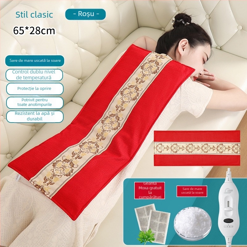 Pachet termic cu sare de mare – Încălzire electrică, 220V, 100W, 40–65°C, 4,5 kg