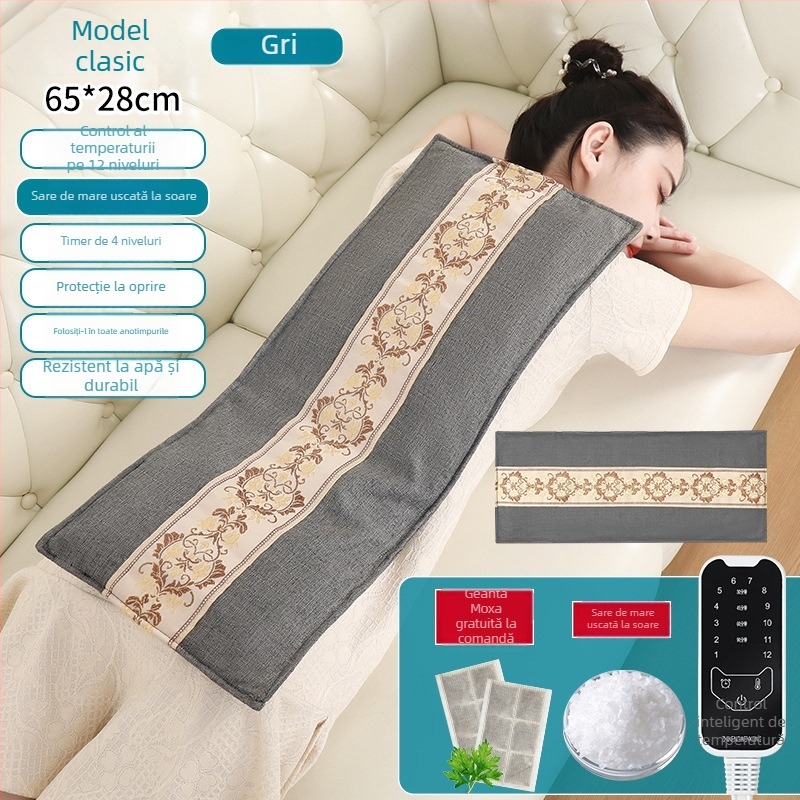 Pachet termic cu sare de mare – Încălzire electrică, 220V, 100W, 40–65°C, 4,5 kg