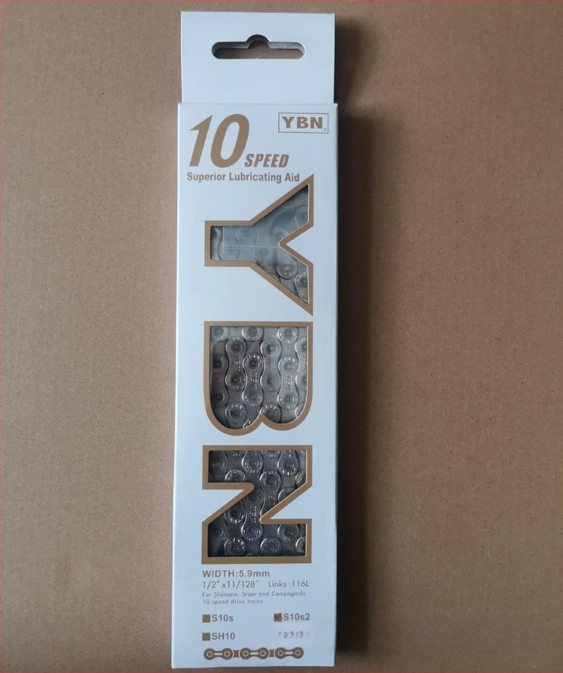 Lanț de bicicletă pentru MTB și biciclete de șosea – YBN/Yabang, 8/9/10/11/12 viteze, 116 pitch, 500 kg tracțiune