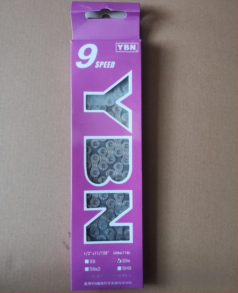 Lanț de bicicletă pentru MTB și biciclete de șosea – YBN/Yabang, 8/9/10/11/12 viteze, 116 pitch, 500 kg tracțiune