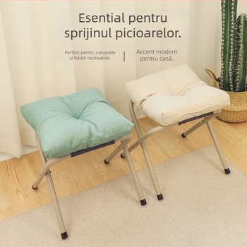 Suport pliabil pentru picioare, metal pentru birou, pernă din spumă cu înaltă elasticitate, stil simplu modern, model 12034
