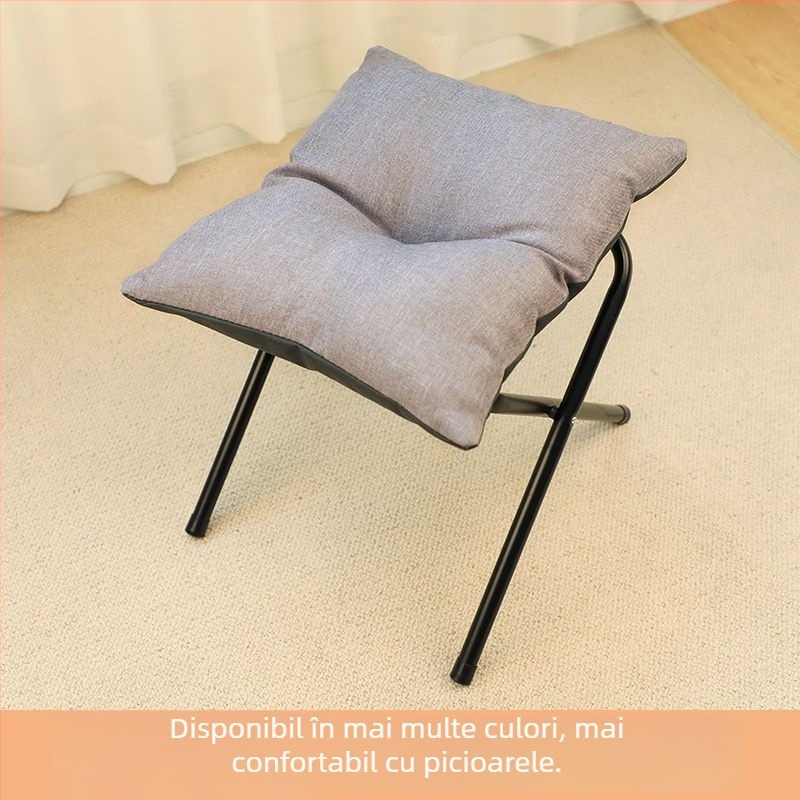 Suport pliabil pentru picioare, metal pentru birou, pernă din spumă cu înaltă elasticitate, stil simplu modern, model 12034