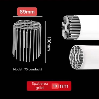 Plasă de protecție pentru conducte de ventilație din oțel inoxidabil – anti-păsări, anti-rozătoare, universală
