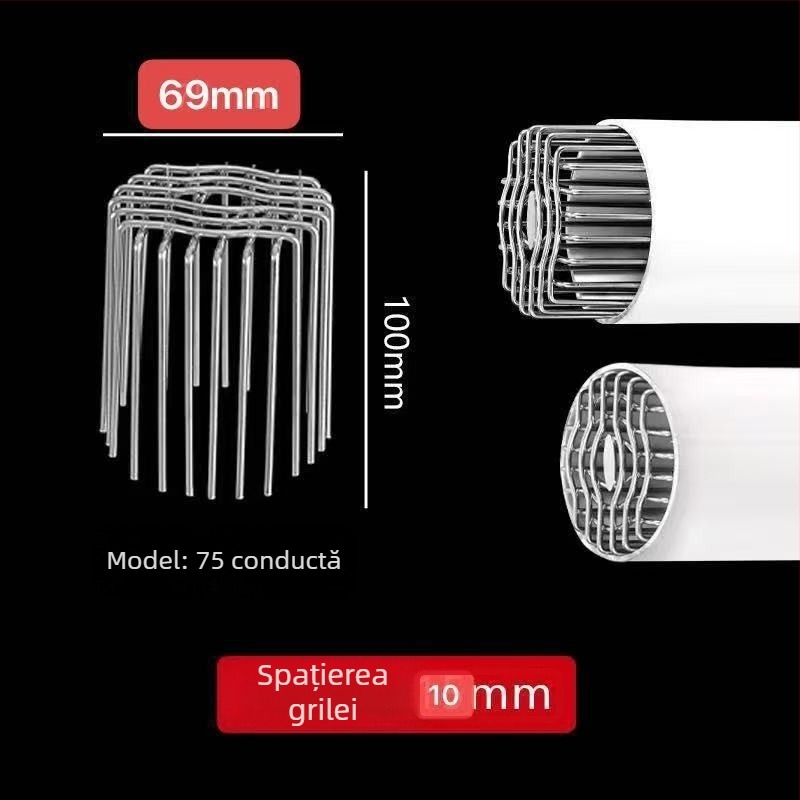 Plasă de protecție pentru conducte de ventilație din oțel inoxidabil – anti-păsări, anti-rozătoare, universală
