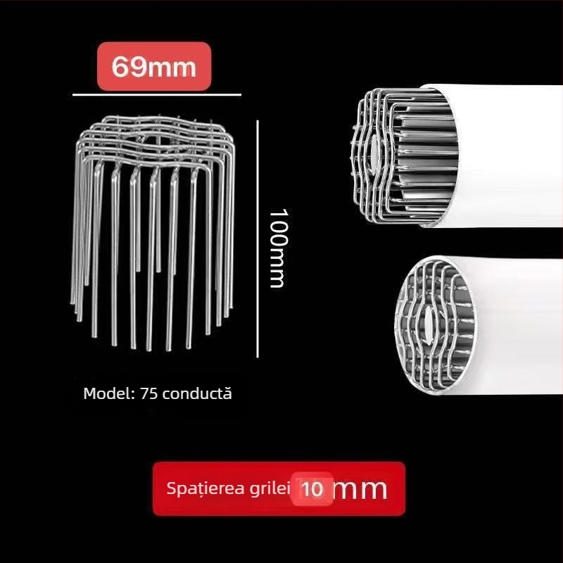 Plasă de protecție pentru conducte de ventilație din oțel inoxidabil – anti-păsări, anti-rozătoare, universală