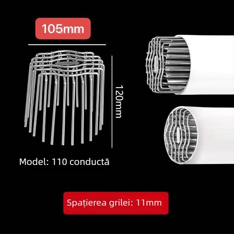 Plasă de protecție pentru conducte de ventilație din oțel inoxidabil – anti-păsări, anti-rozătoare, universală