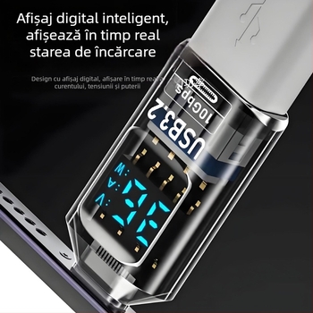 Adaptor USB cu afișaj digital pentru tensiune, curent și putere – Tanigawa Adapter-usb digital display, universal OTG compatibil