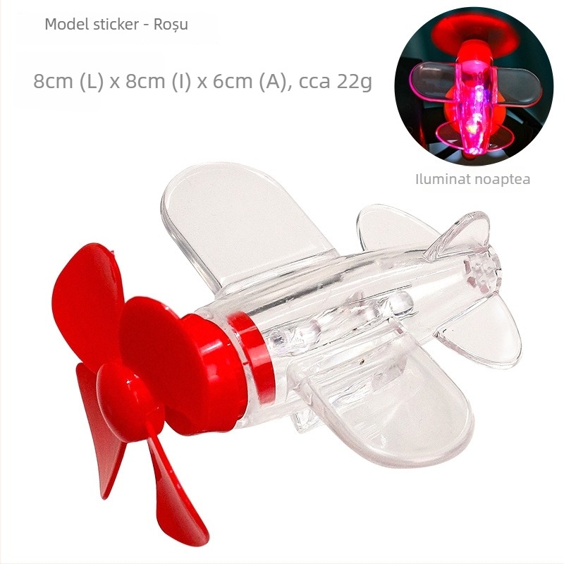 Lampa LED decorativă pentru interiorul vehiculului – Ruijie, din plastic, stil simplu, motiv avion