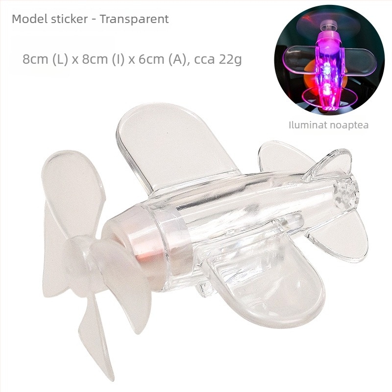 Lampa LED decorativă pentru interiorul vehiculului – Ruijie, din plastic, stil simplu, motiv avion