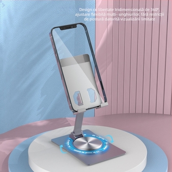 Suport de birou pentru telefoane și tablete, din aliaj, universal, multifuncțional, cu opțiune de personalizare