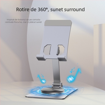 Suport de birou pentru telefoane și tablete, din aliaj, universal, multifuncțional, cu opțiune de personalizare